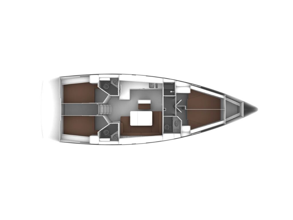 Bavaria Cruiser 46, Skrivena
