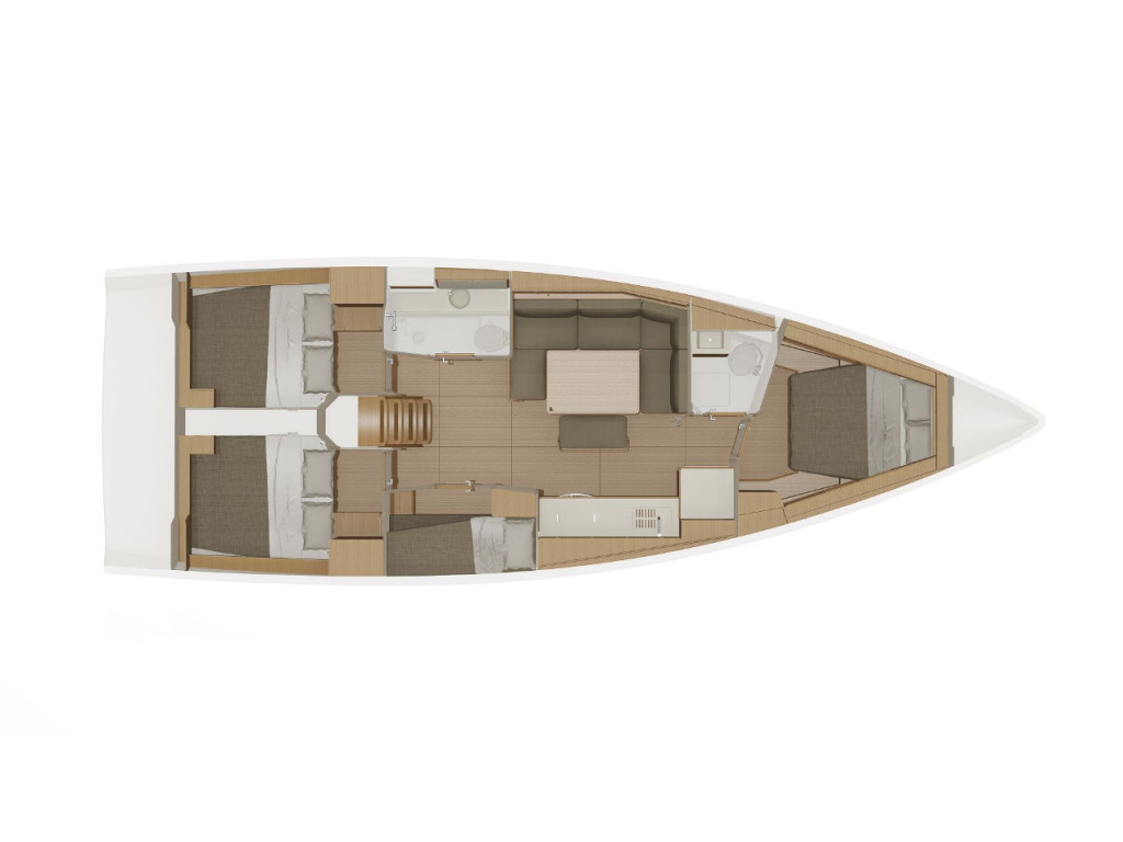 Dufour 430 GL, Lento