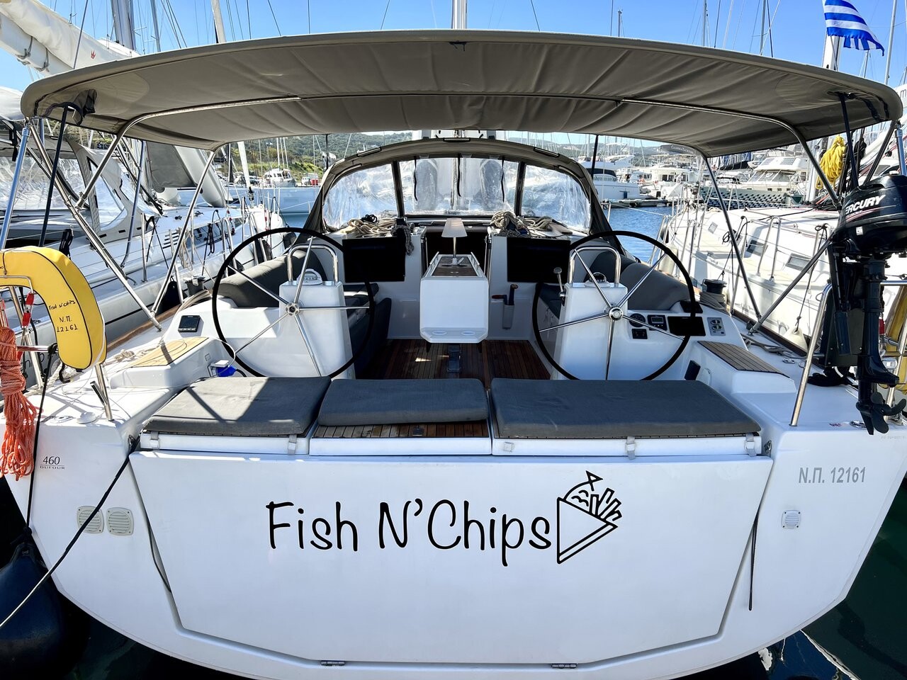 Dufour 460 GL, Fish N'Chips