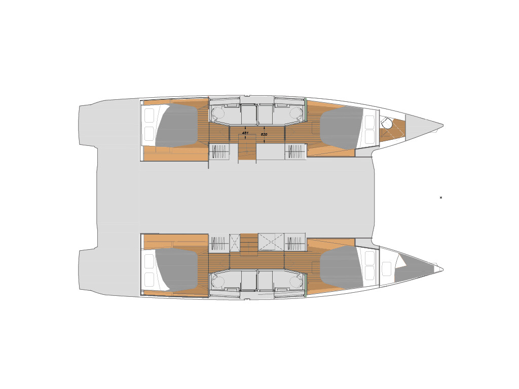Fountaine Pajot Elba 45, Adria Blue