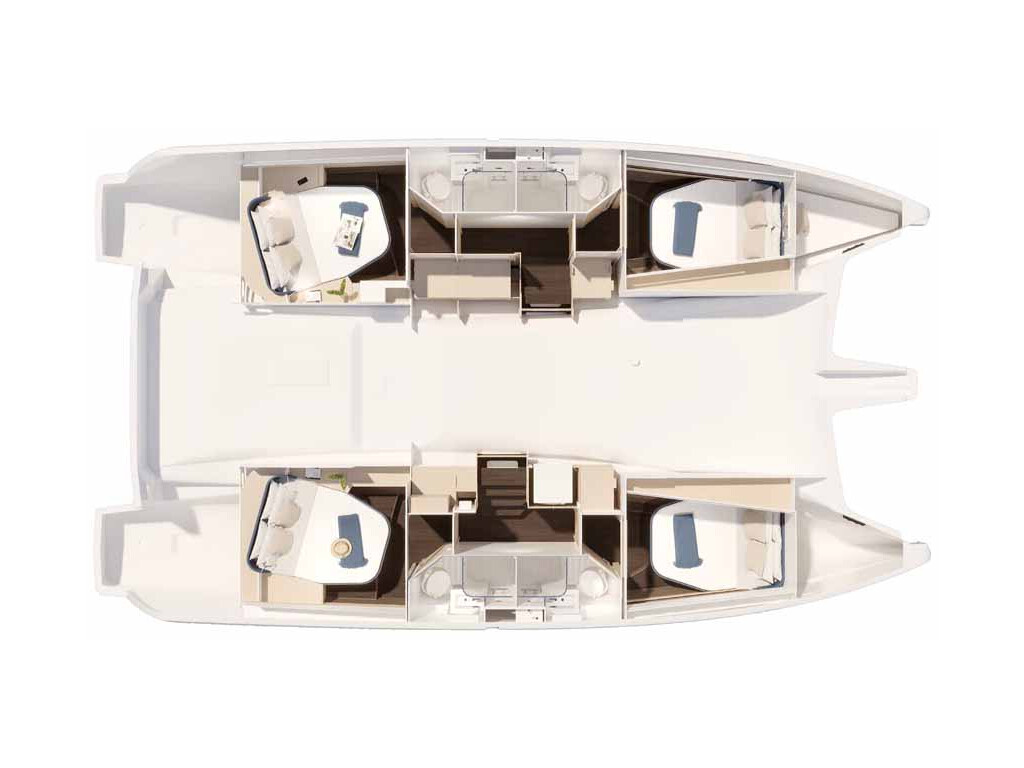 Fountaine Pajot New 44 Quatuor, Makatea