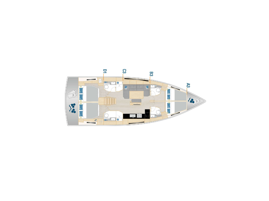 Hanse 460, Miss Moneypenny - OW