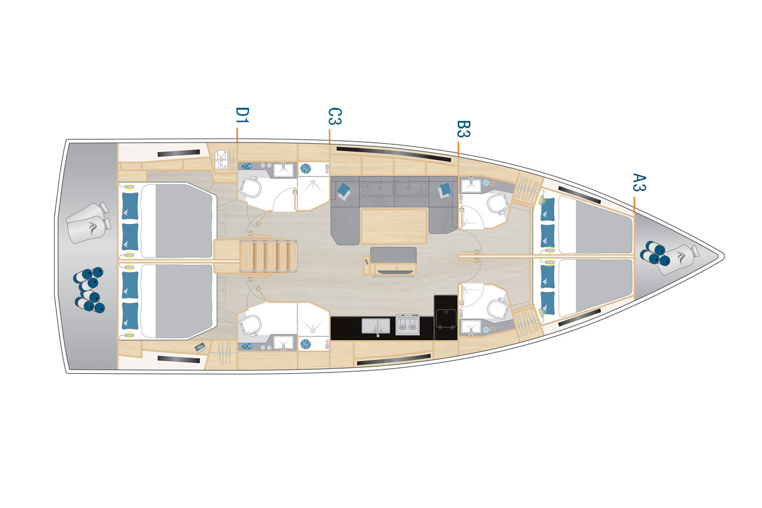 Hanse 460, Libertas