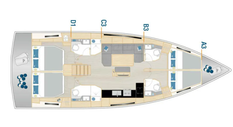 Hanse 460, Okeanida