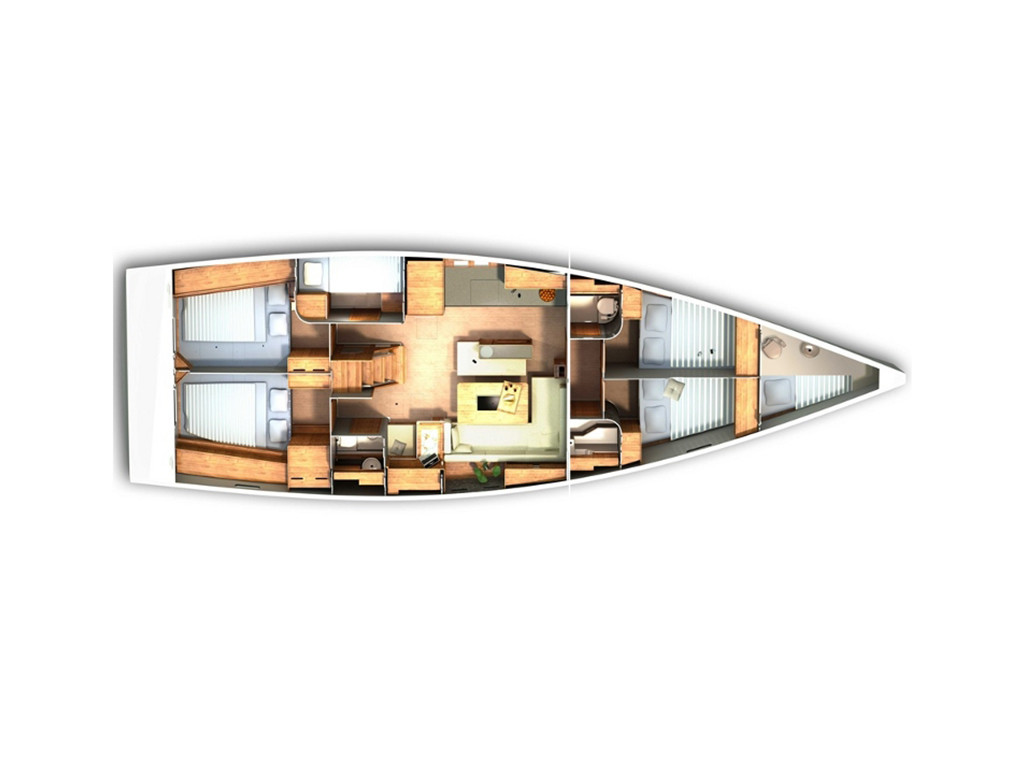 Hanse 505, Anse