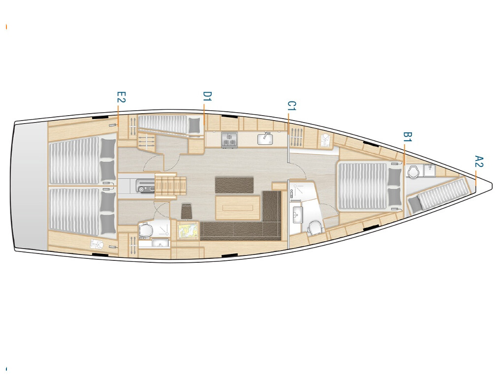 Hanse 508, Charlabelle - OW