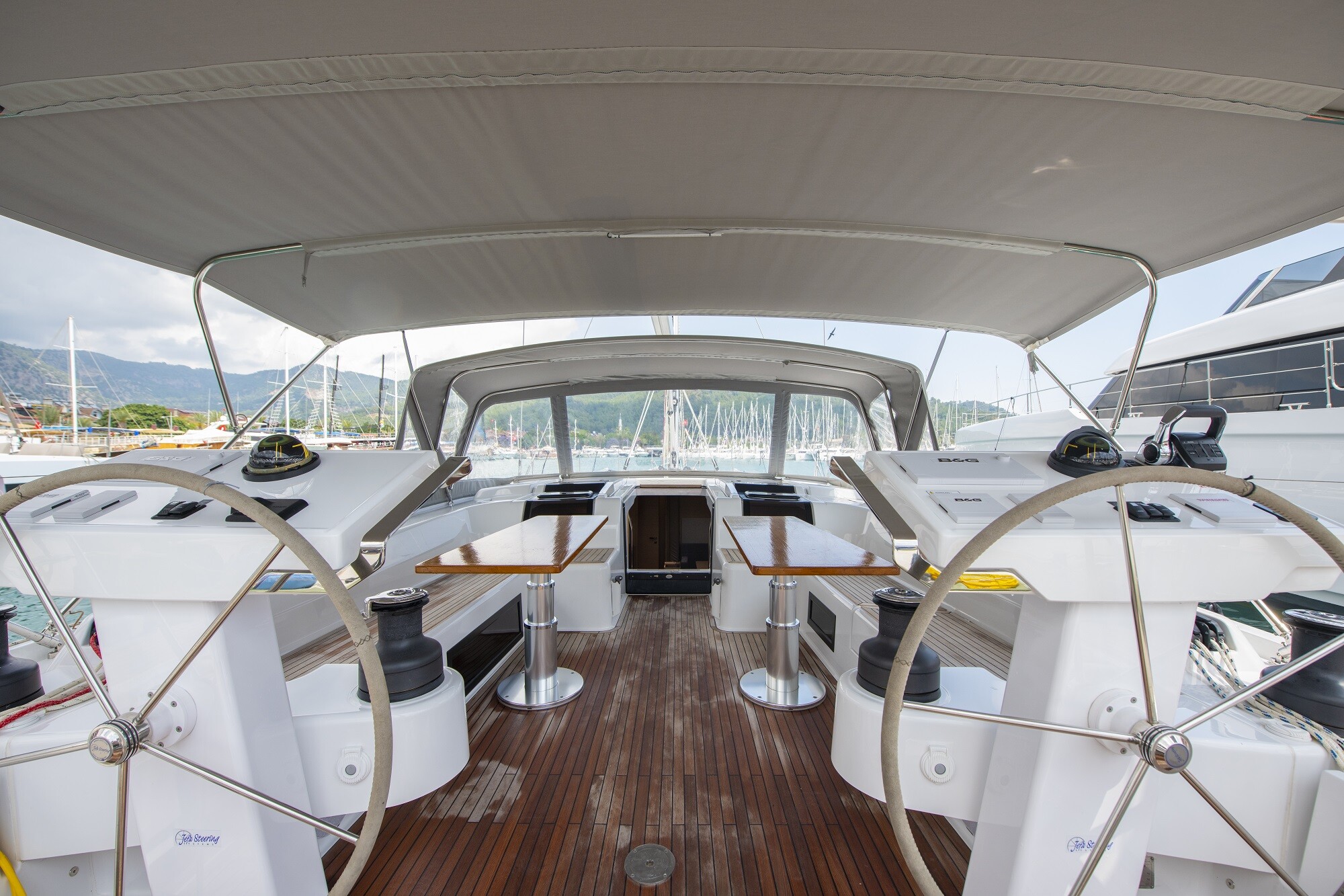 Hanse 548, Playa