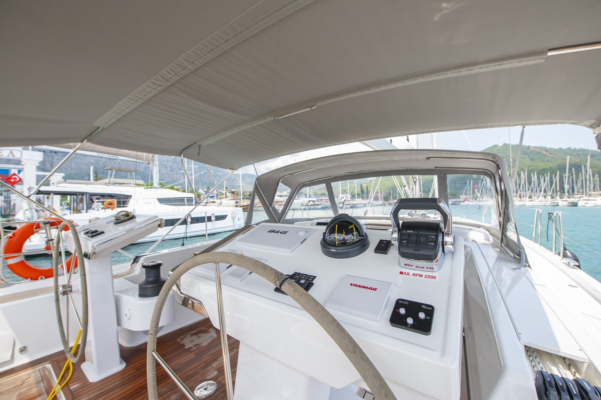 Hanse 548, Playa