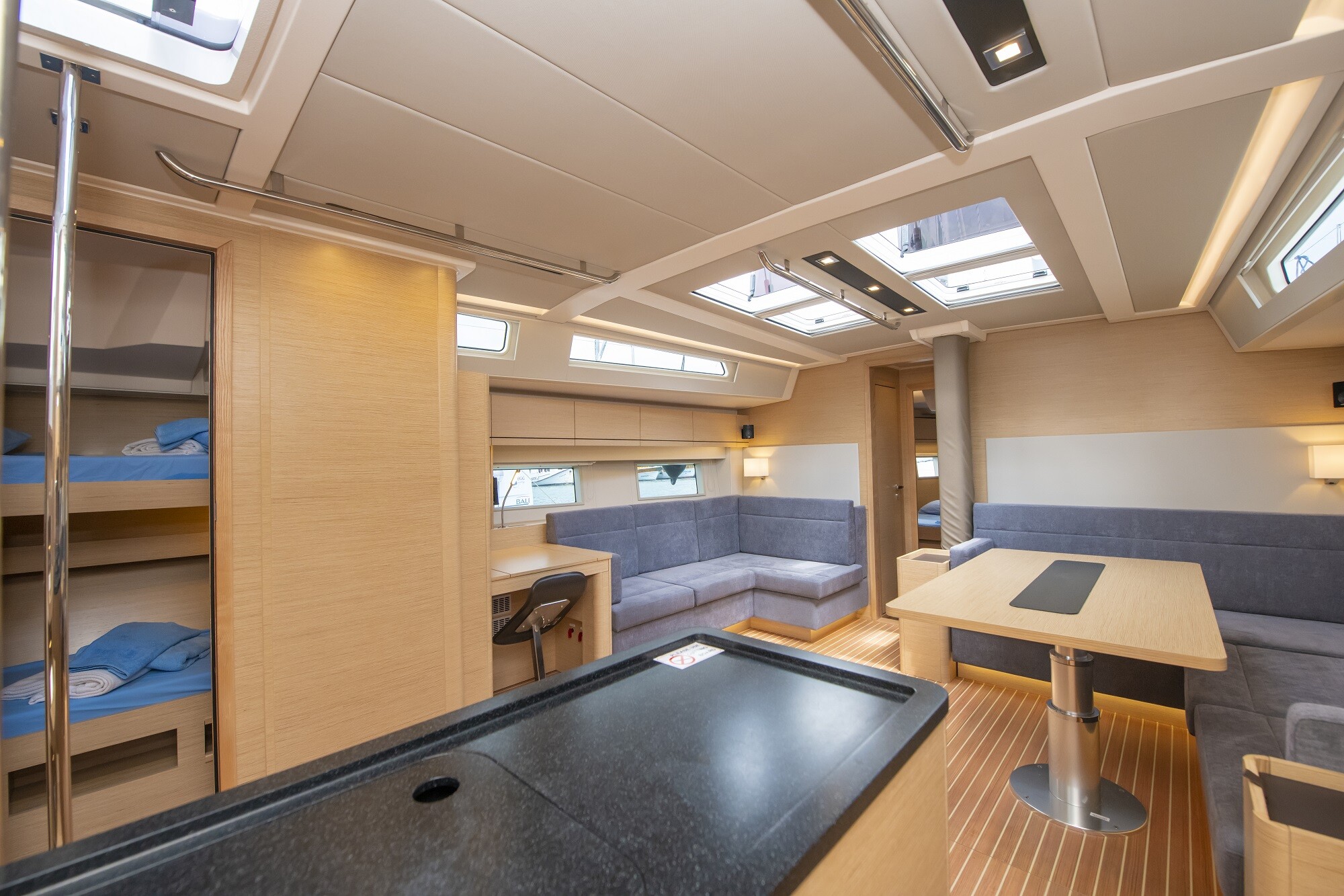 Hanse 548, Playa