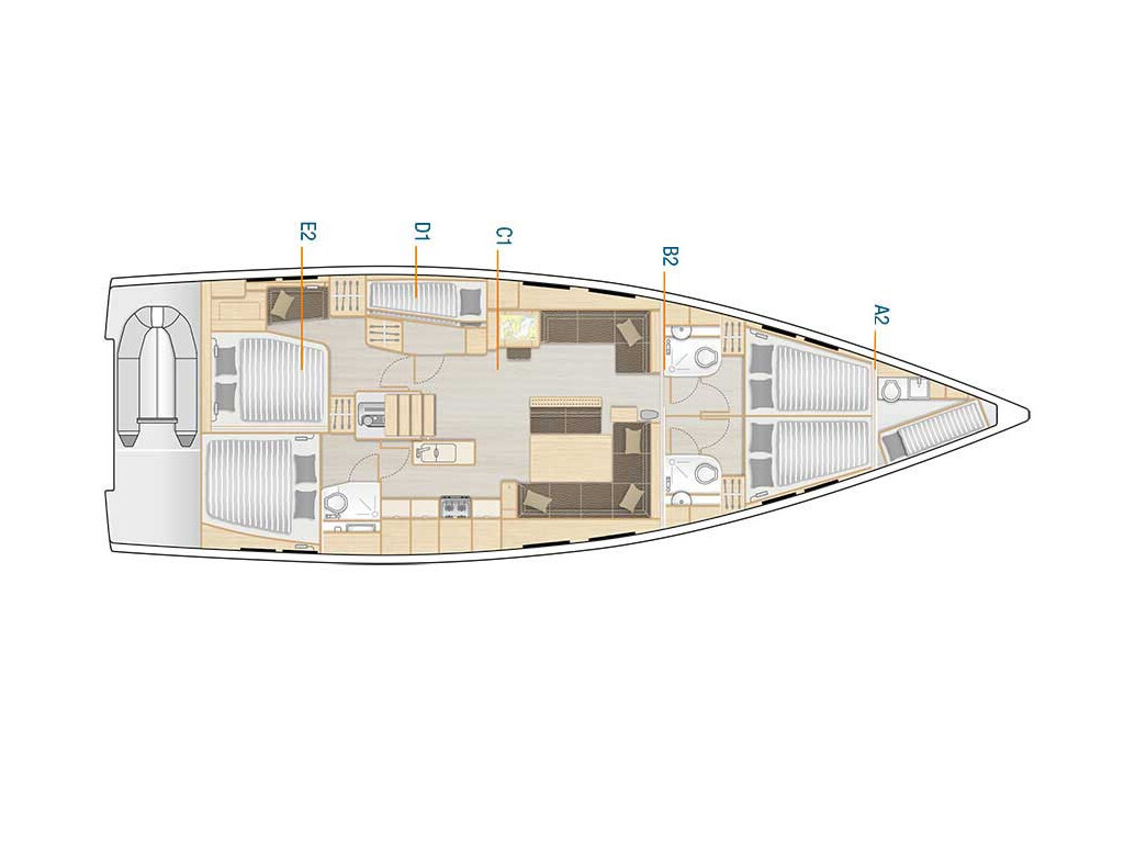 Hanse 548, Adele