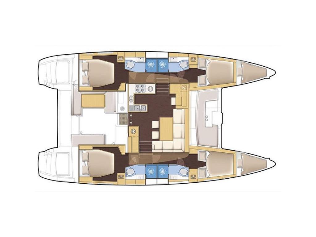 Lagoon 450 F, Belo