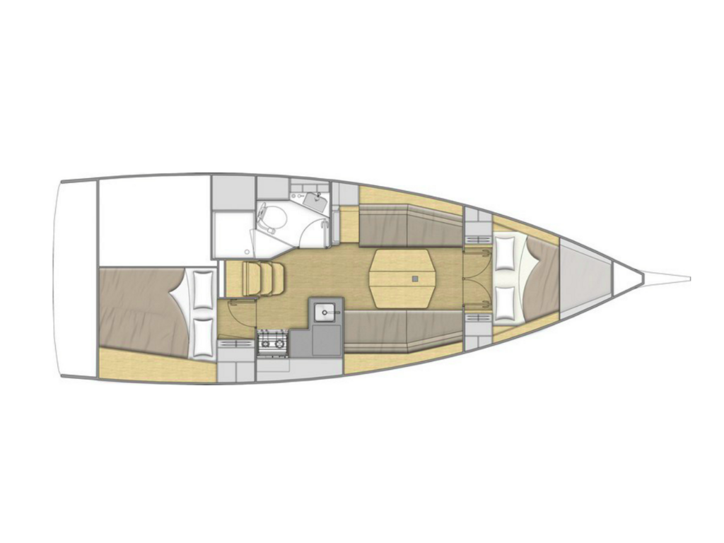 Oceanis 34.1, Loy