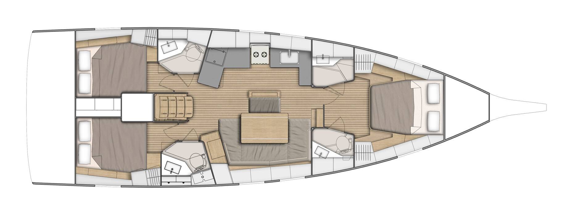 Oceanis 46.1, Anse Soleil