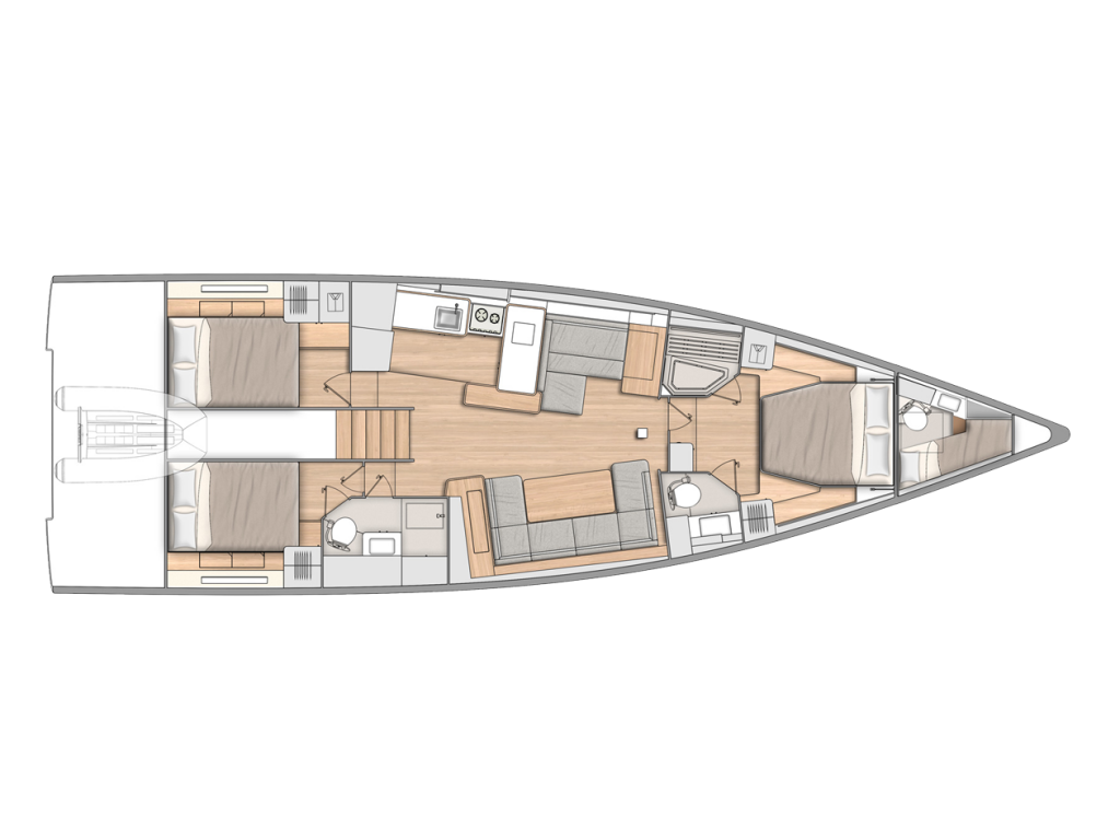 Oceanis Yacht 54, White Bird 