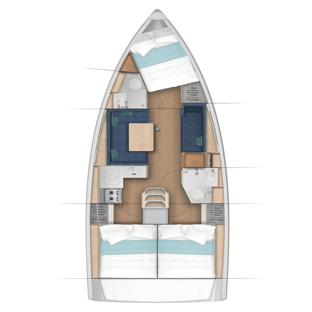 Sun Odyssey 380, Šinki Jr.