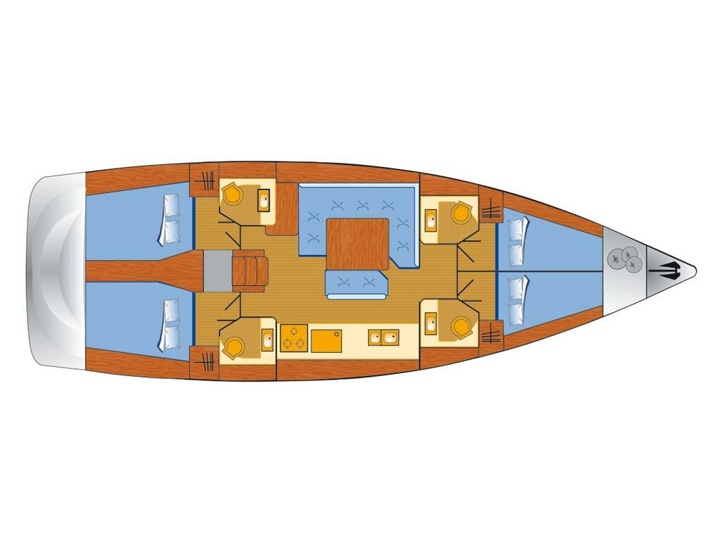 Sun Odyssey 479, Horizon