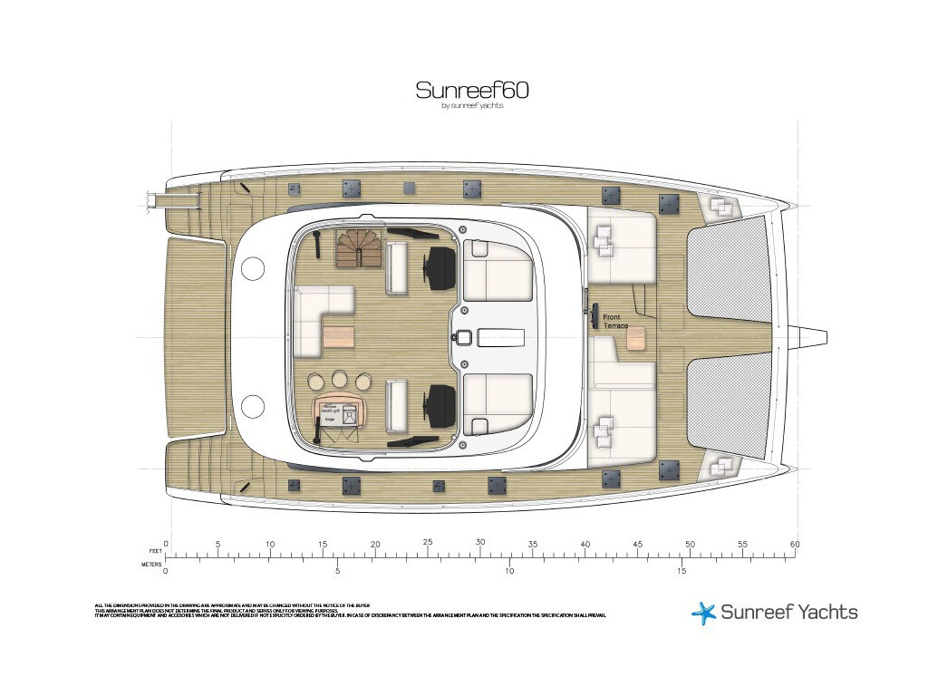 Sunreef 60, Dessus